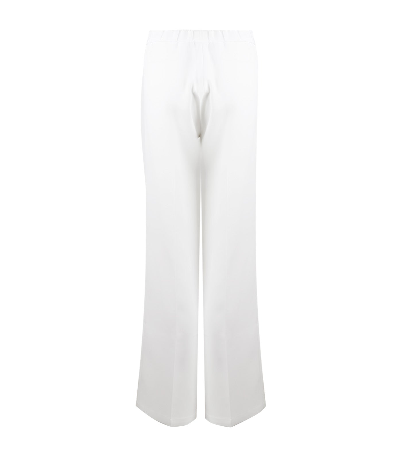 Meca Pants With Elastic Waistband Off White