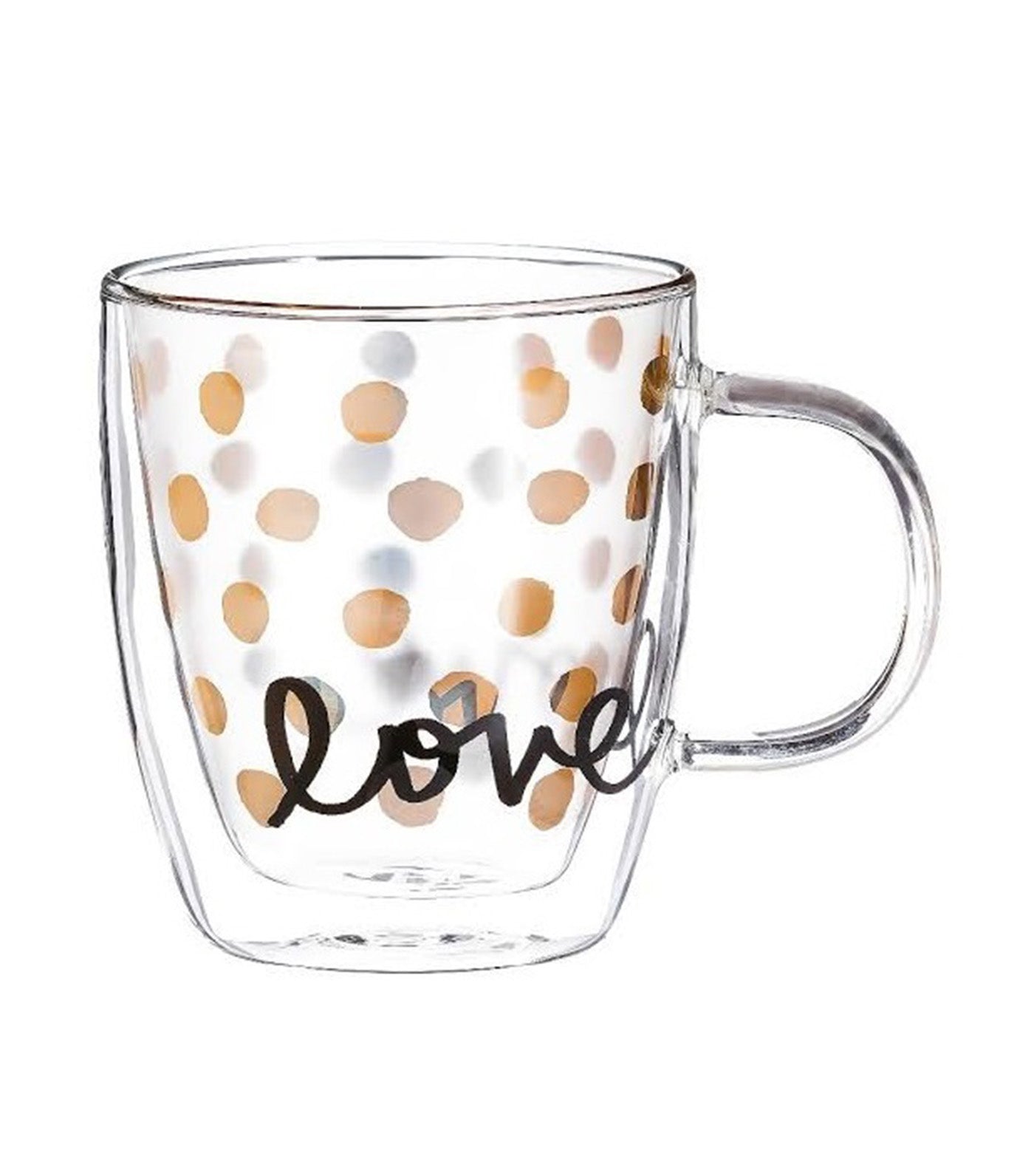 Sugarplum Lifestyle Love Glass Café Cup