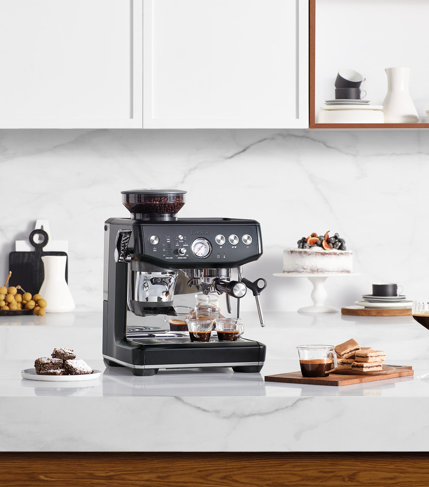 Breville Barista Express® Impress Black Truffle | Rustan's