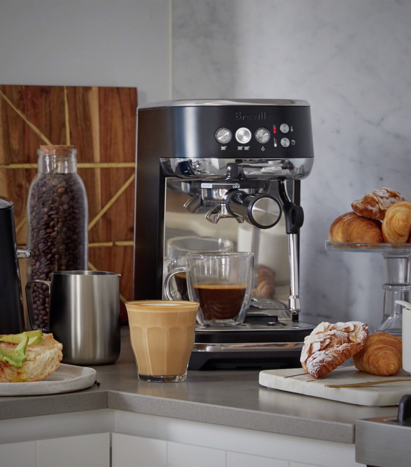 Breville Bambino Plus® Black Truffle | Rustan's