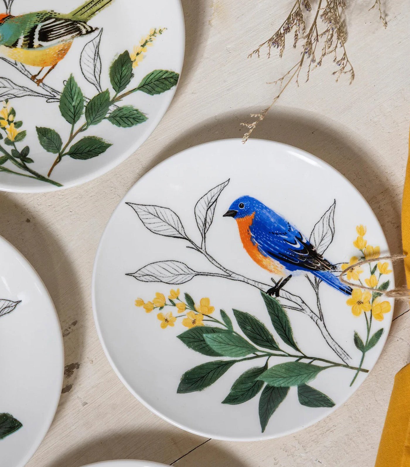 Songbird Appetizer Plate Set of 4