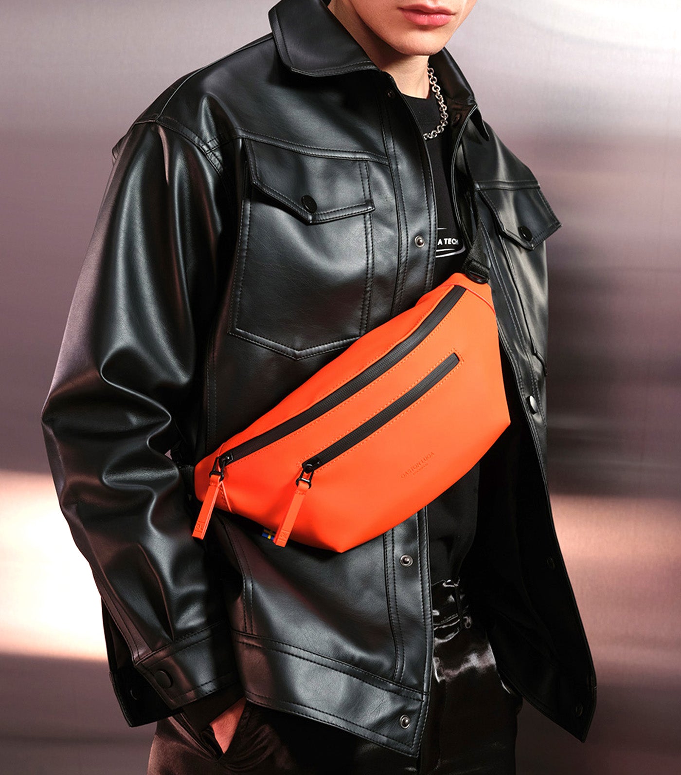 Gaston Luga Spläsh Bumbag Orange Flame | Rustan's