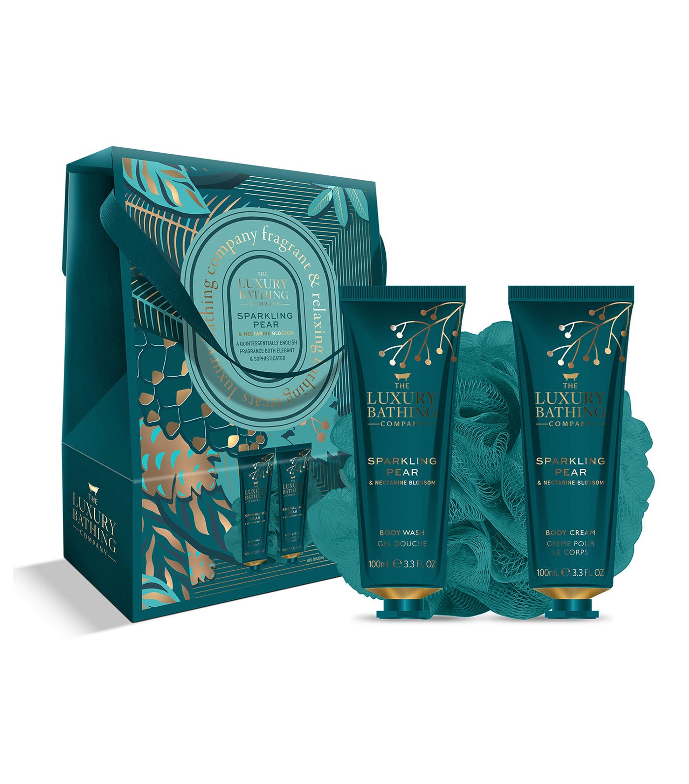 Sparkling Pear & Nectarine Blossom Perfect Night In Set