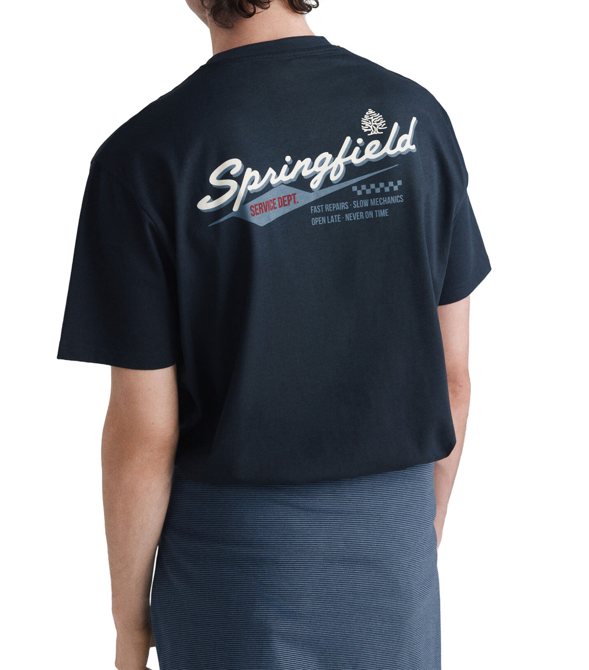 Service Dept T-Shirt Dark Blue