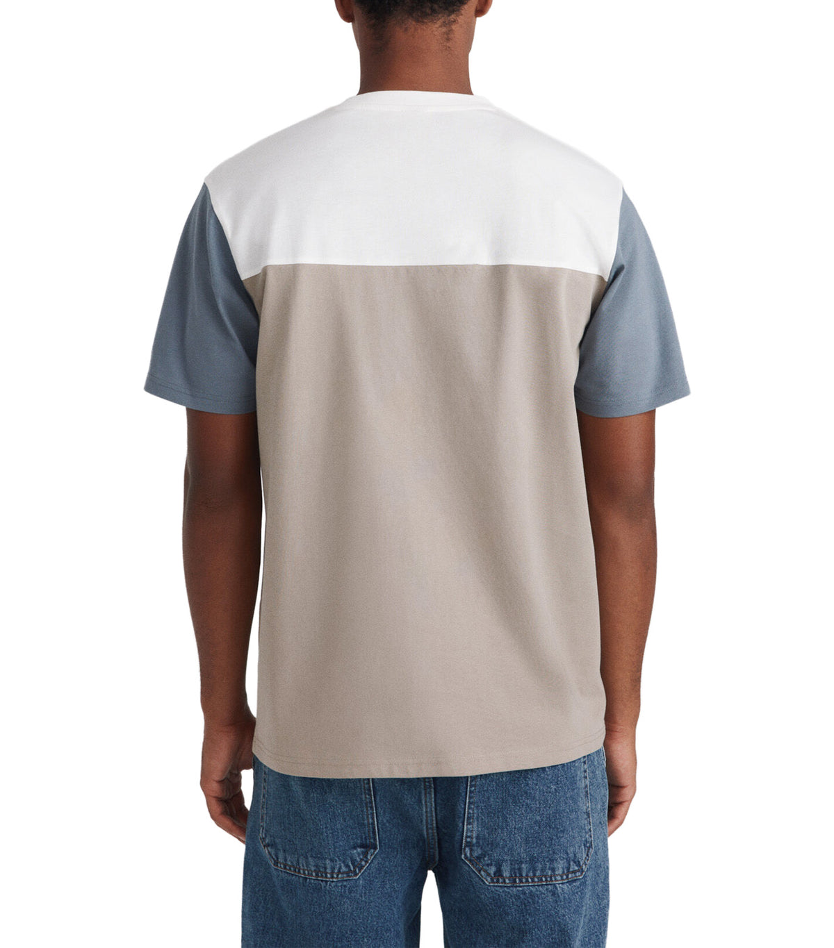 Color Block T-Shirt Sand