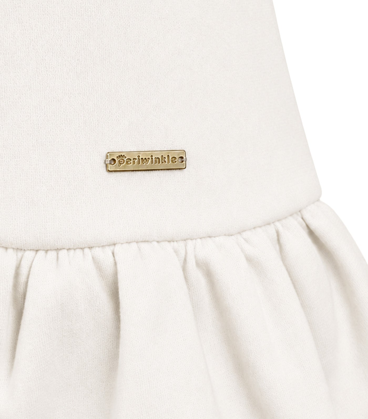 Sharlene Girls Dress with Bow Clip Ivory