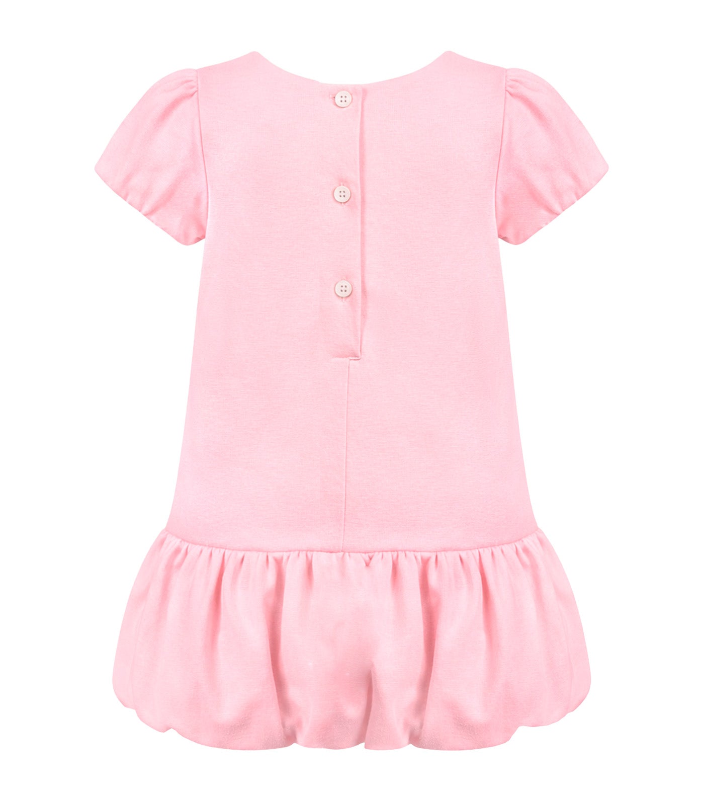 Periwinkle Sharlene Girls Bubble Skirt Dress with Hairclip Pink
