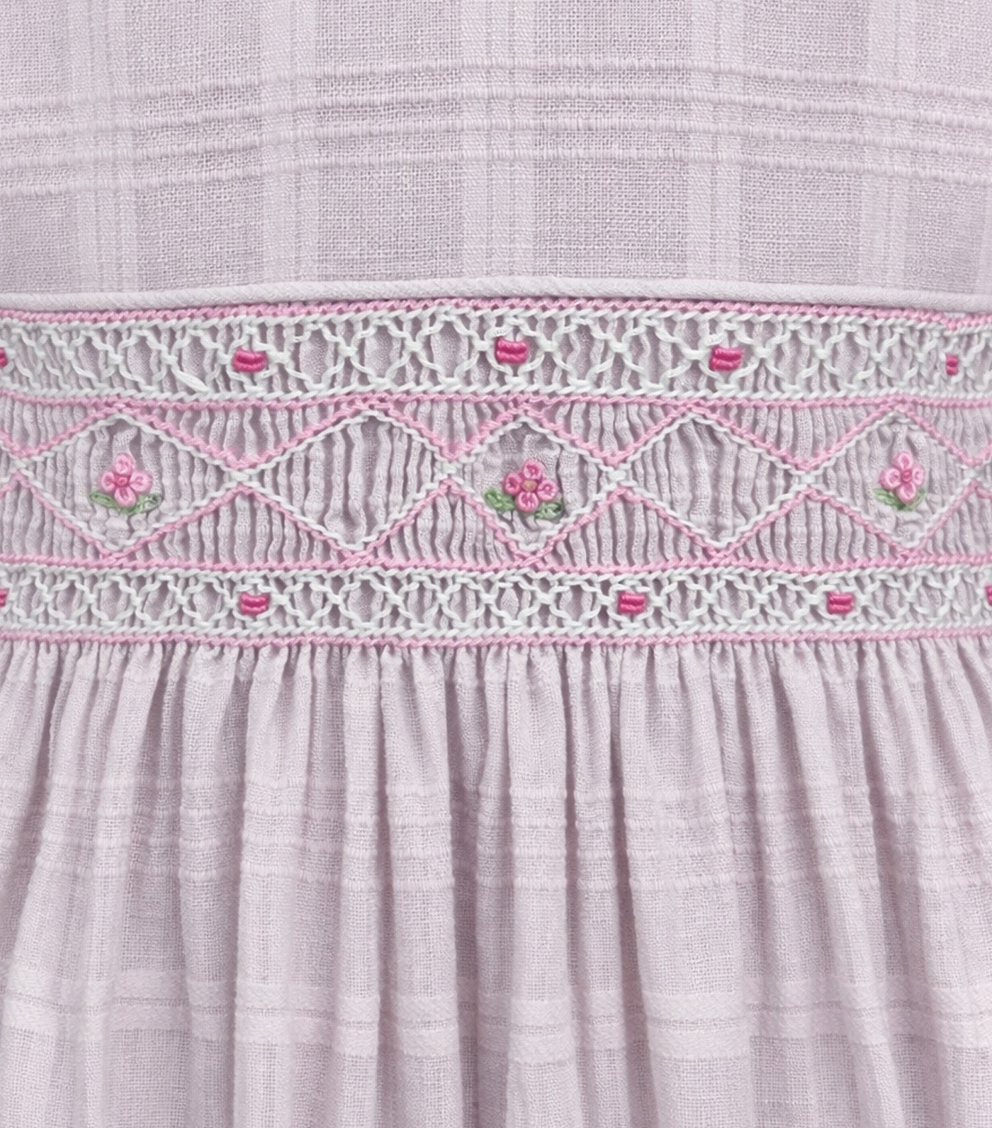 Periwinkle Lauren Girls Smocked Dress Lilac