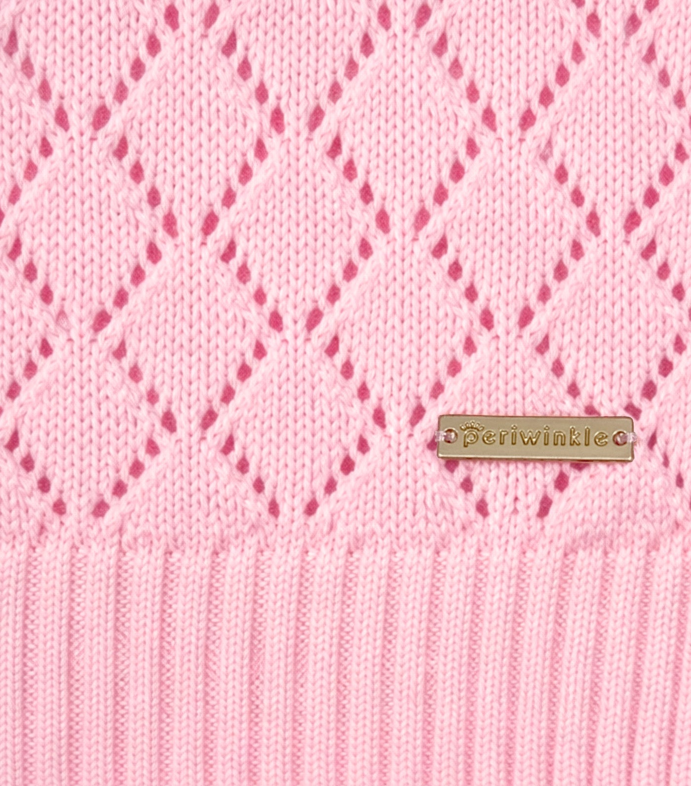 Periwinkle Mayline Girls Knitted Cardigan Pink