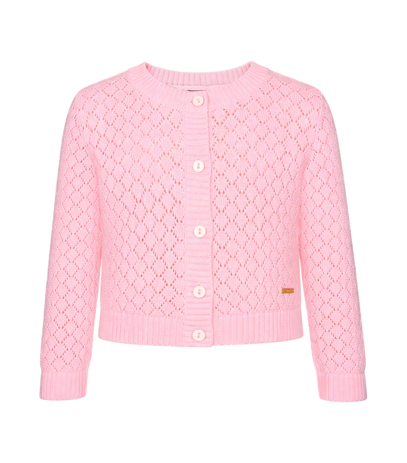 Periwinkle Mayline Girls Knitted Cardigan Pink