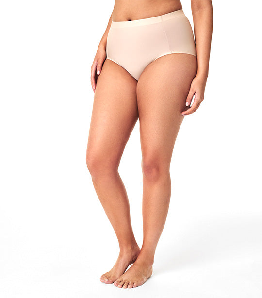 Sheer Control Shaping Brief Champagne Beige