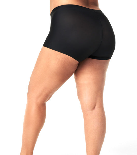 Sheer Control Shaping Boyshort Very Black