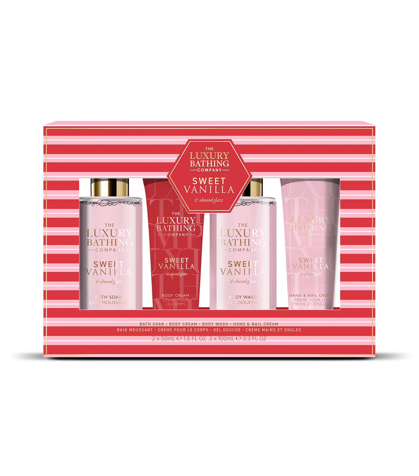 Sweet Vanilla & Almond Glaze Top to Toe Essentials