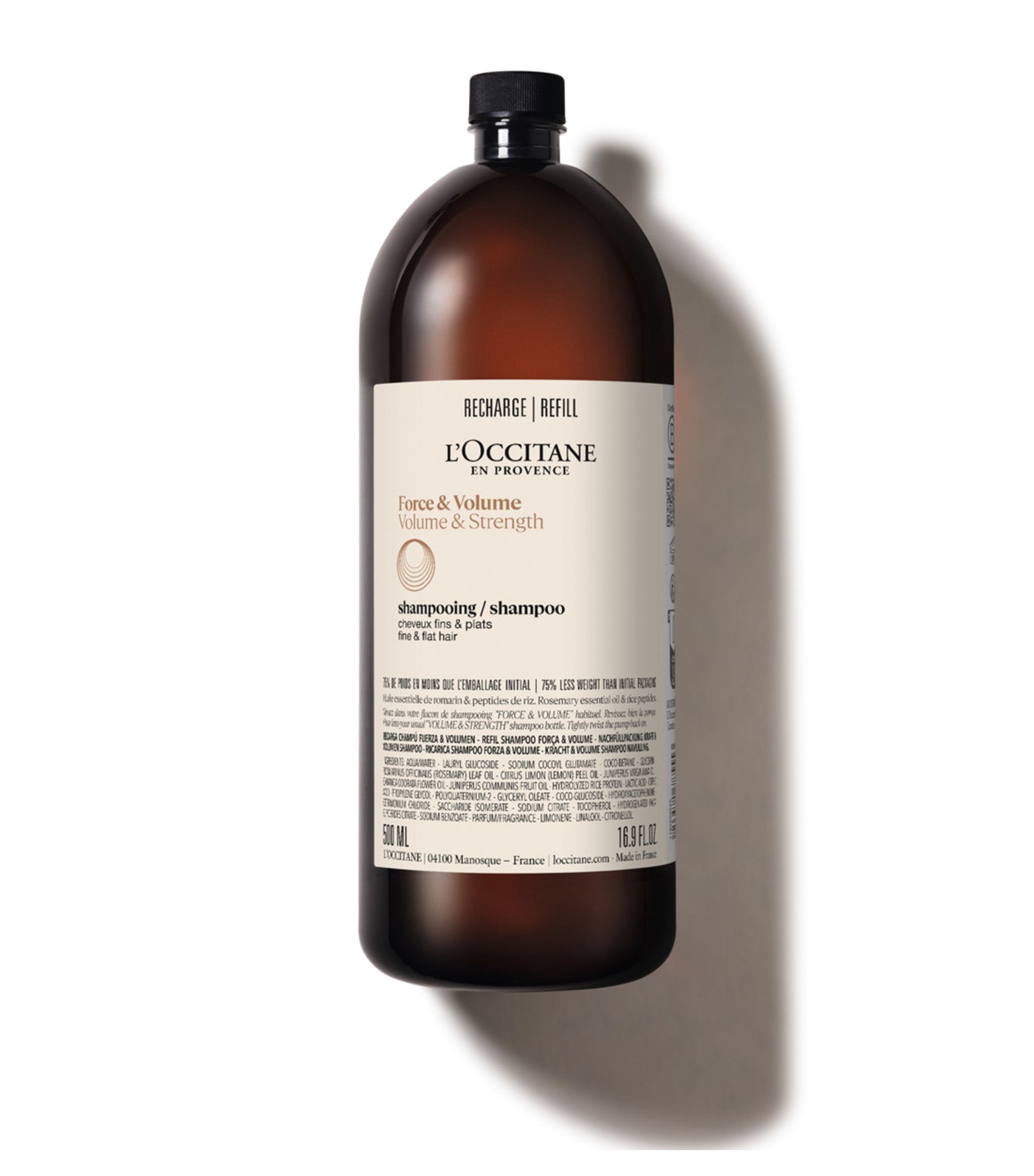 L'Occitane Volume and Strength Shampoo 500ml Refill
