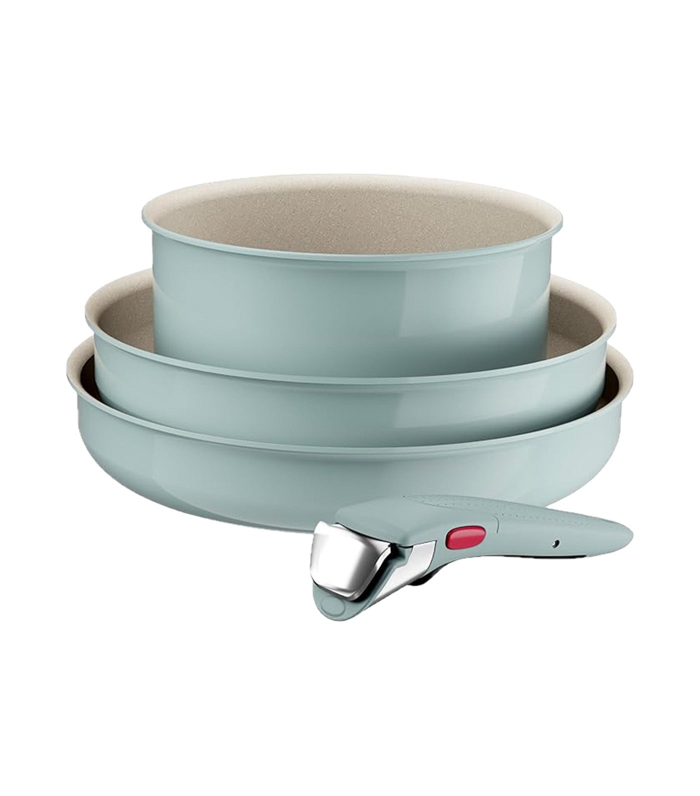 Serenity 4-Piece Set with Wok Eucalyptus