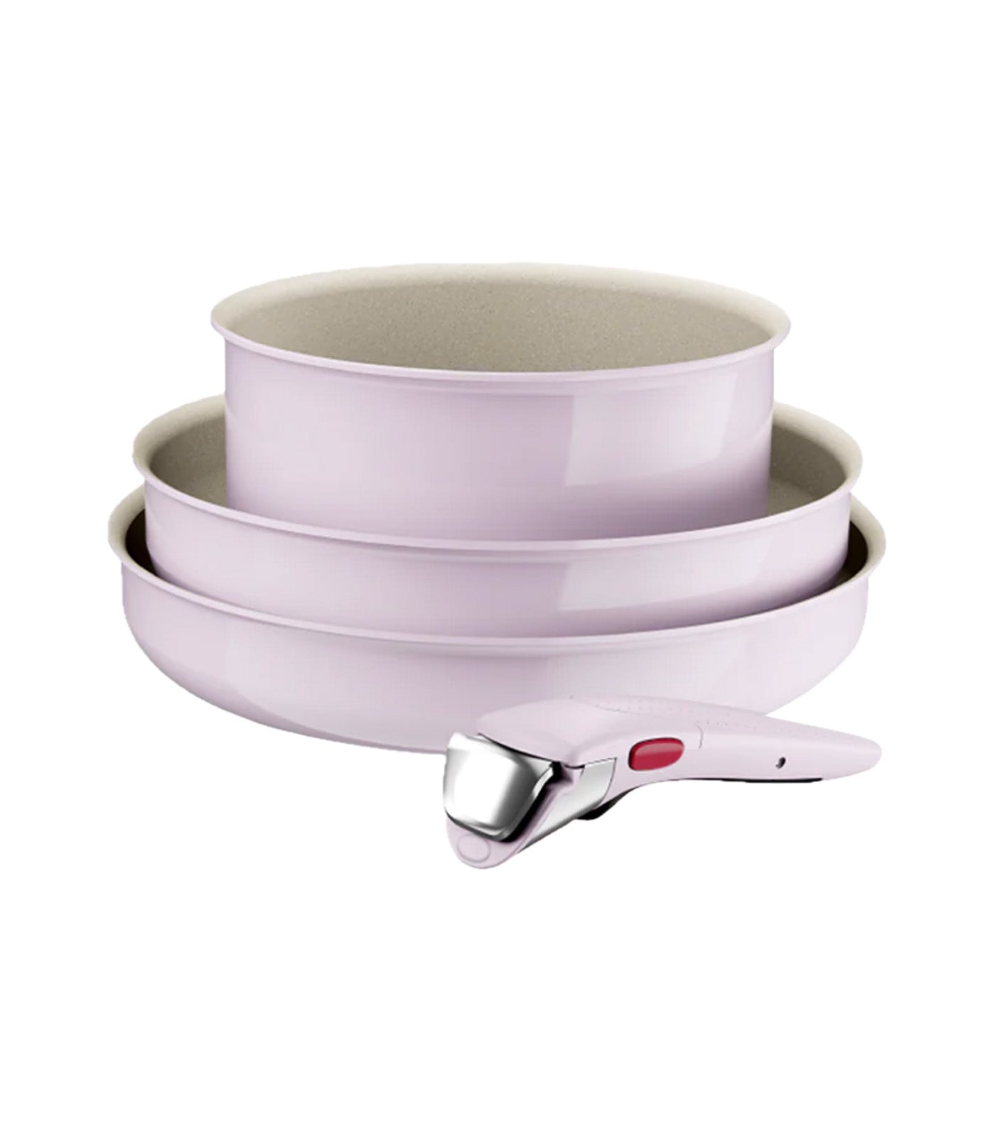 Serenity 4-Piece Set with Wok Pink Clay