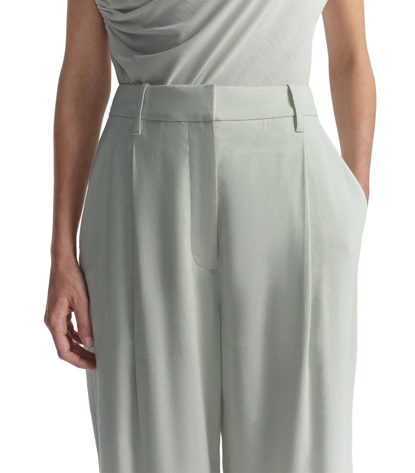 Winston Linen Pant Pale Mint