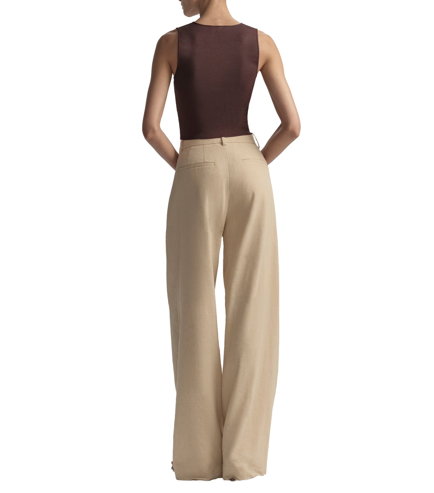 Sera Compact Knit Top Deepest Brown