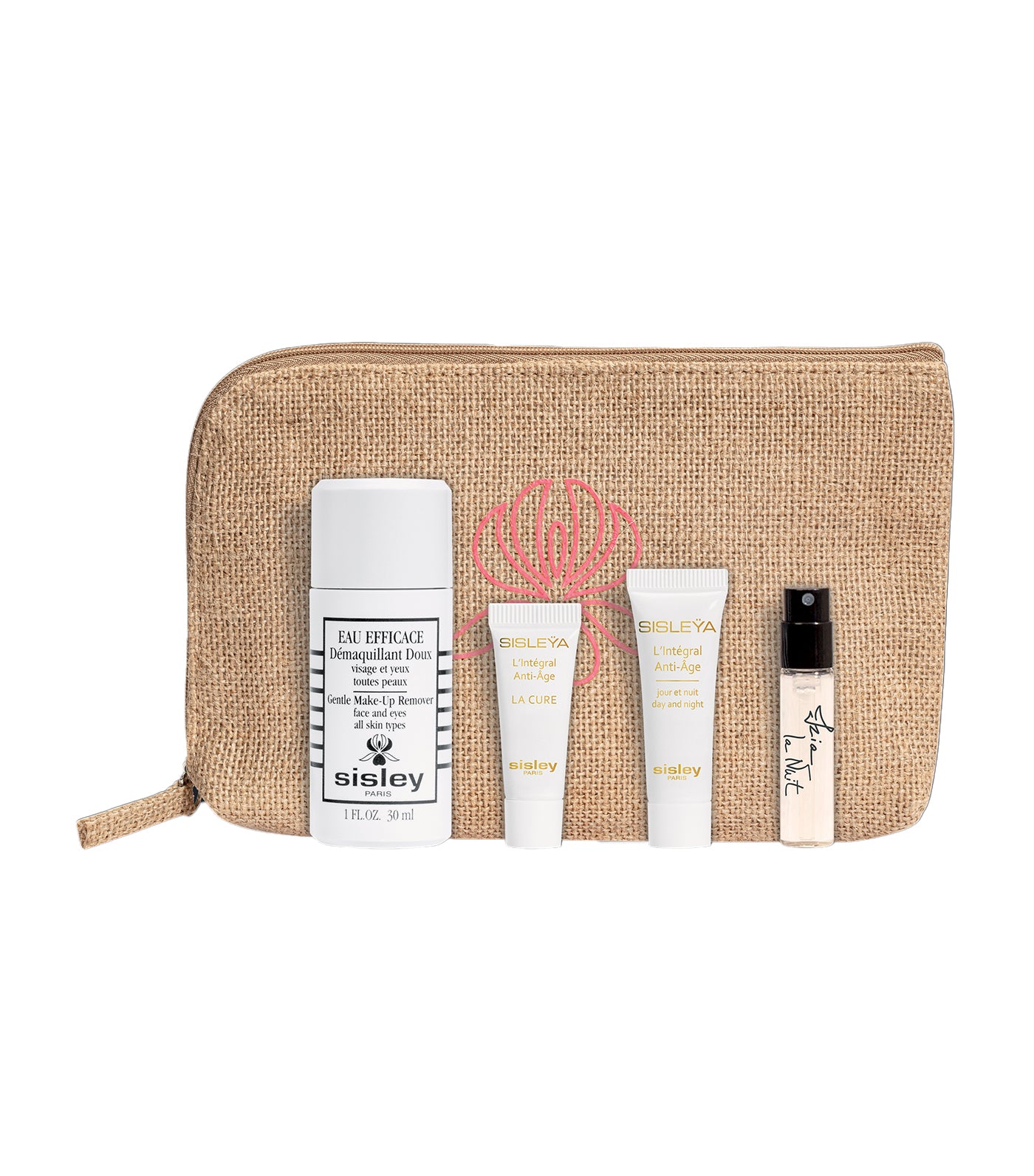 Complimentary Eco-designed Cosmetic Pouch and Skincare Kit