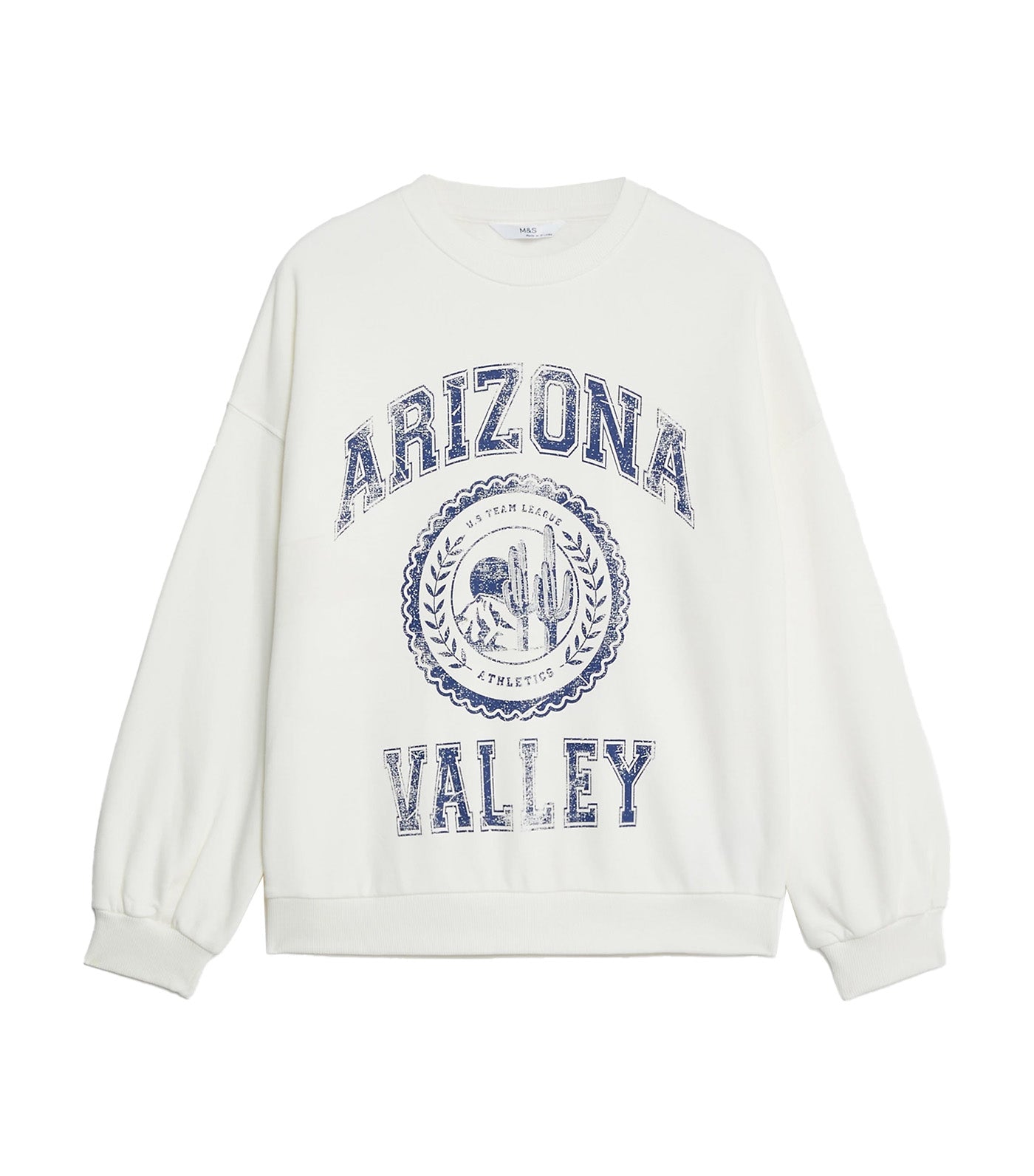 Cotton Rich Arizona Valley Slogan Sweatshirt