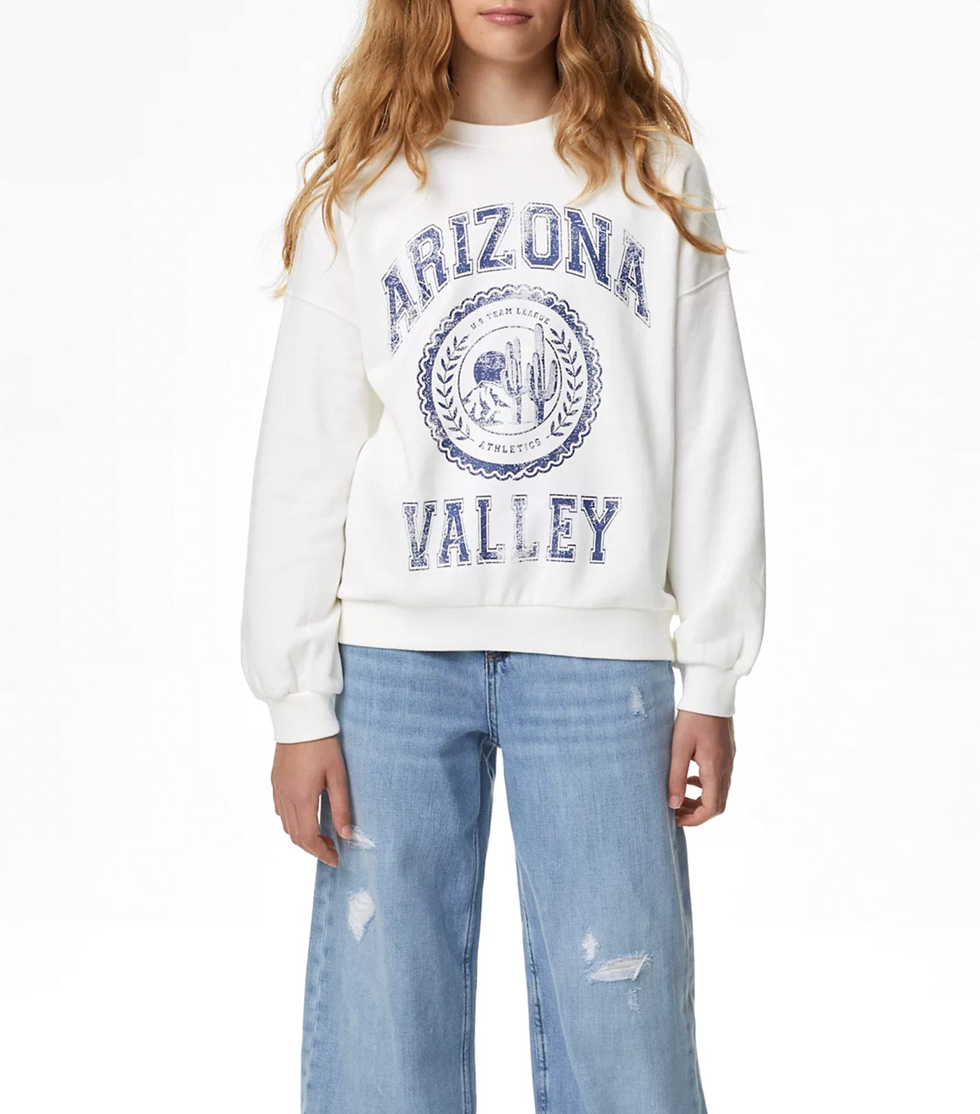 Cotton Rich Arizona Valley Slogan Sweatshirt