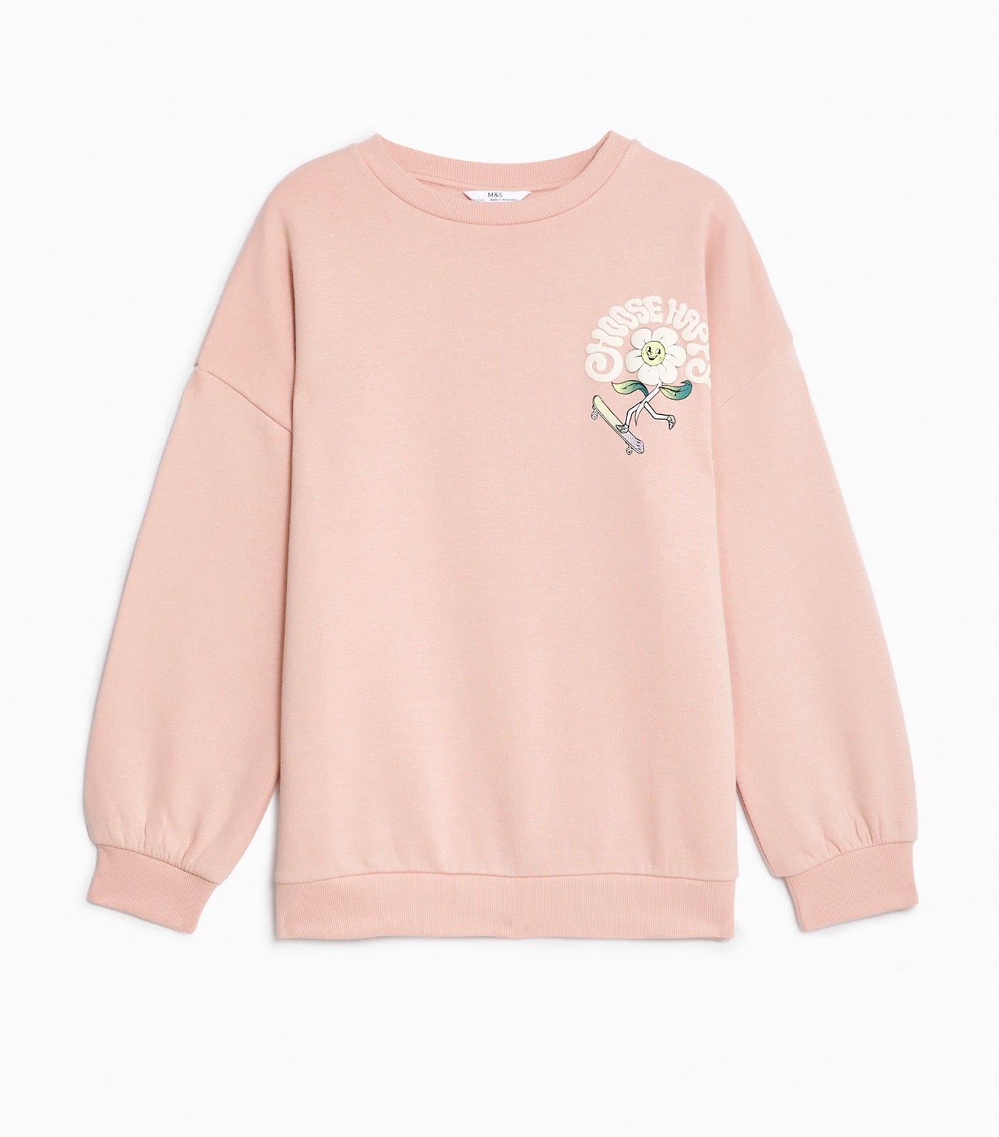 Cotton Rich Graphic Sweatshirt