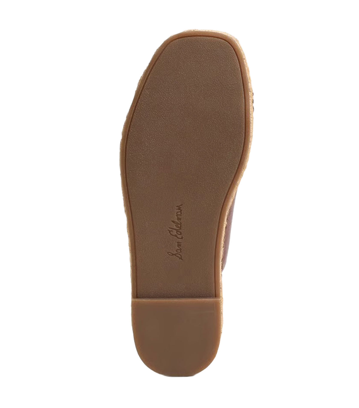 Tabbey Espadrille Platform Sandal Burnt Brandy Leather