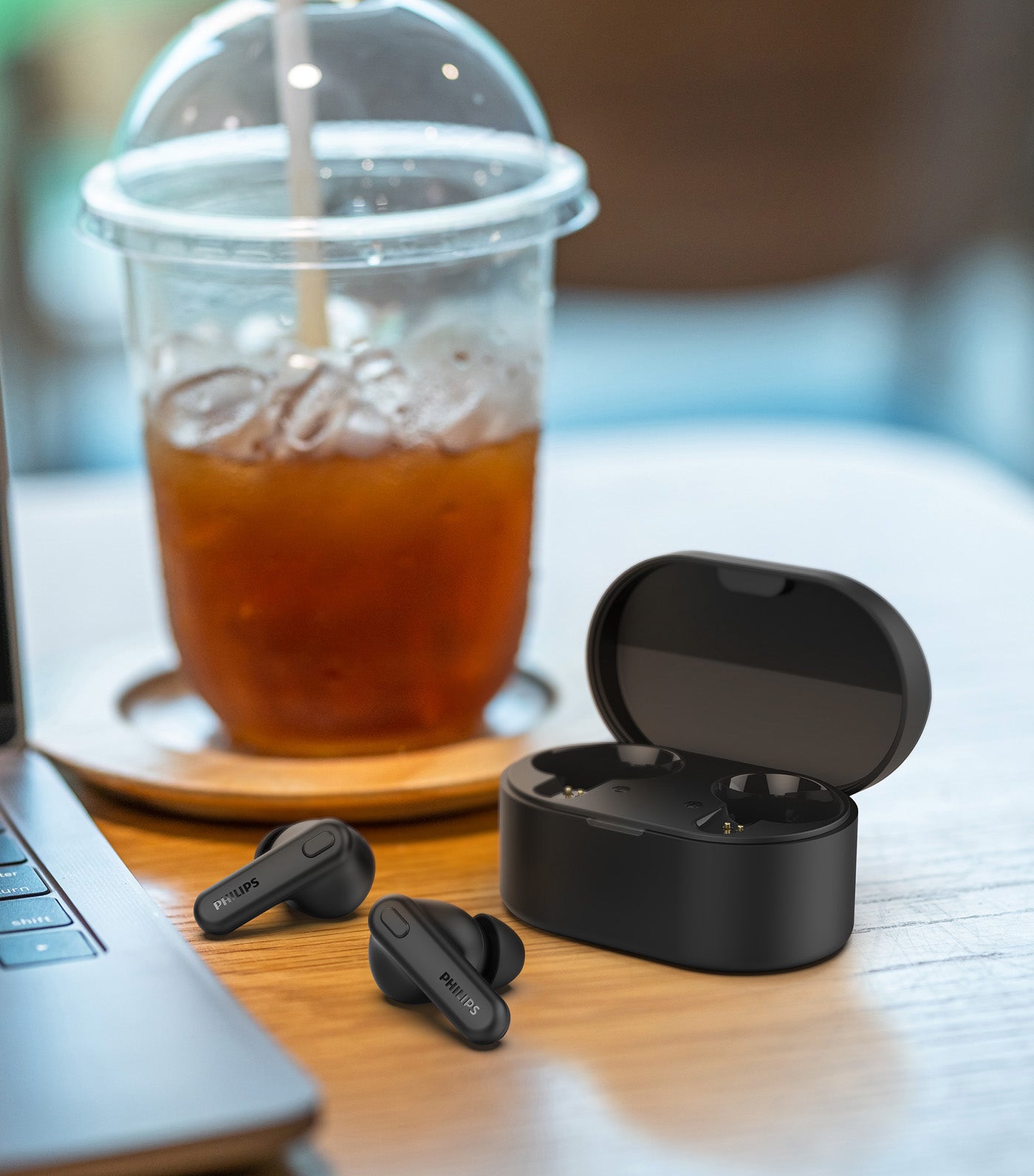 True Wireless Headphones Black