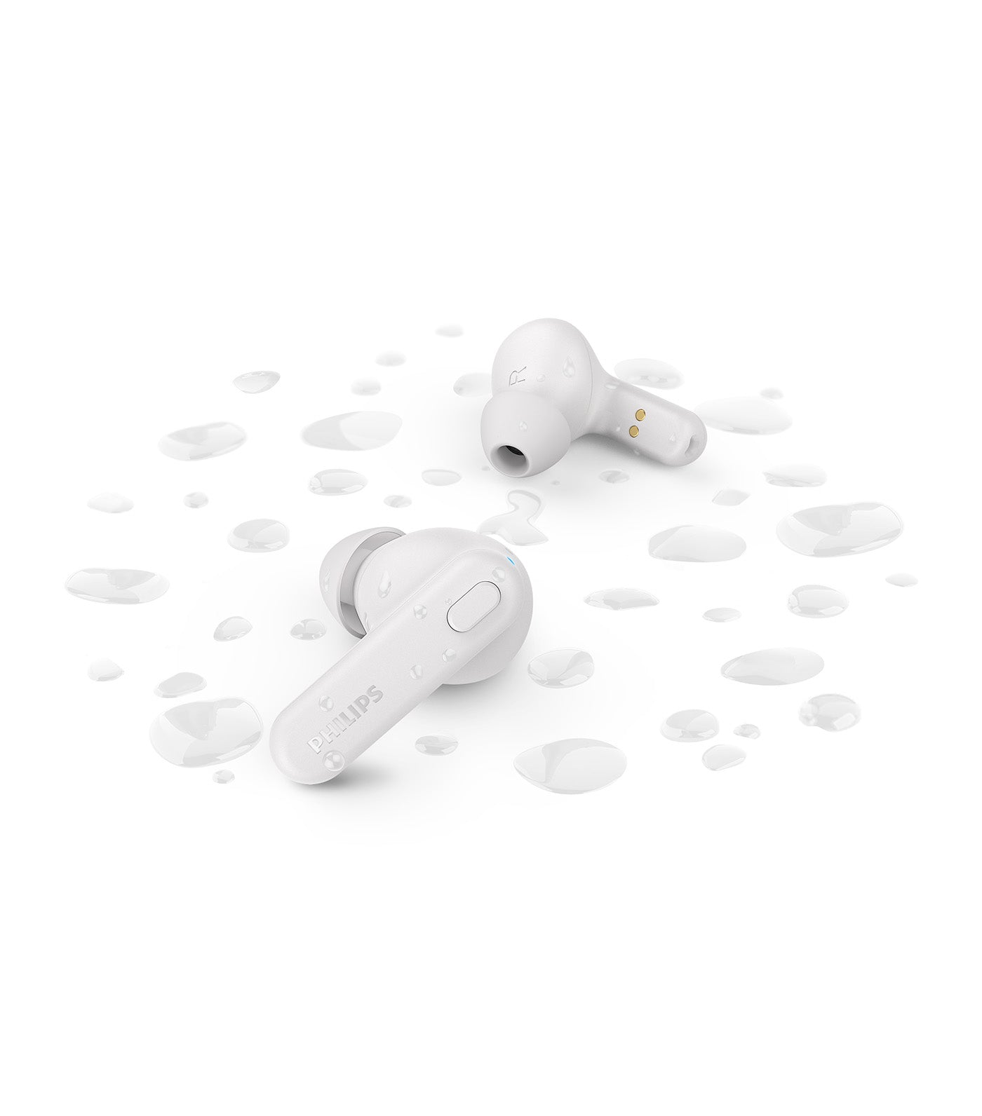 True Wireless Headphones White