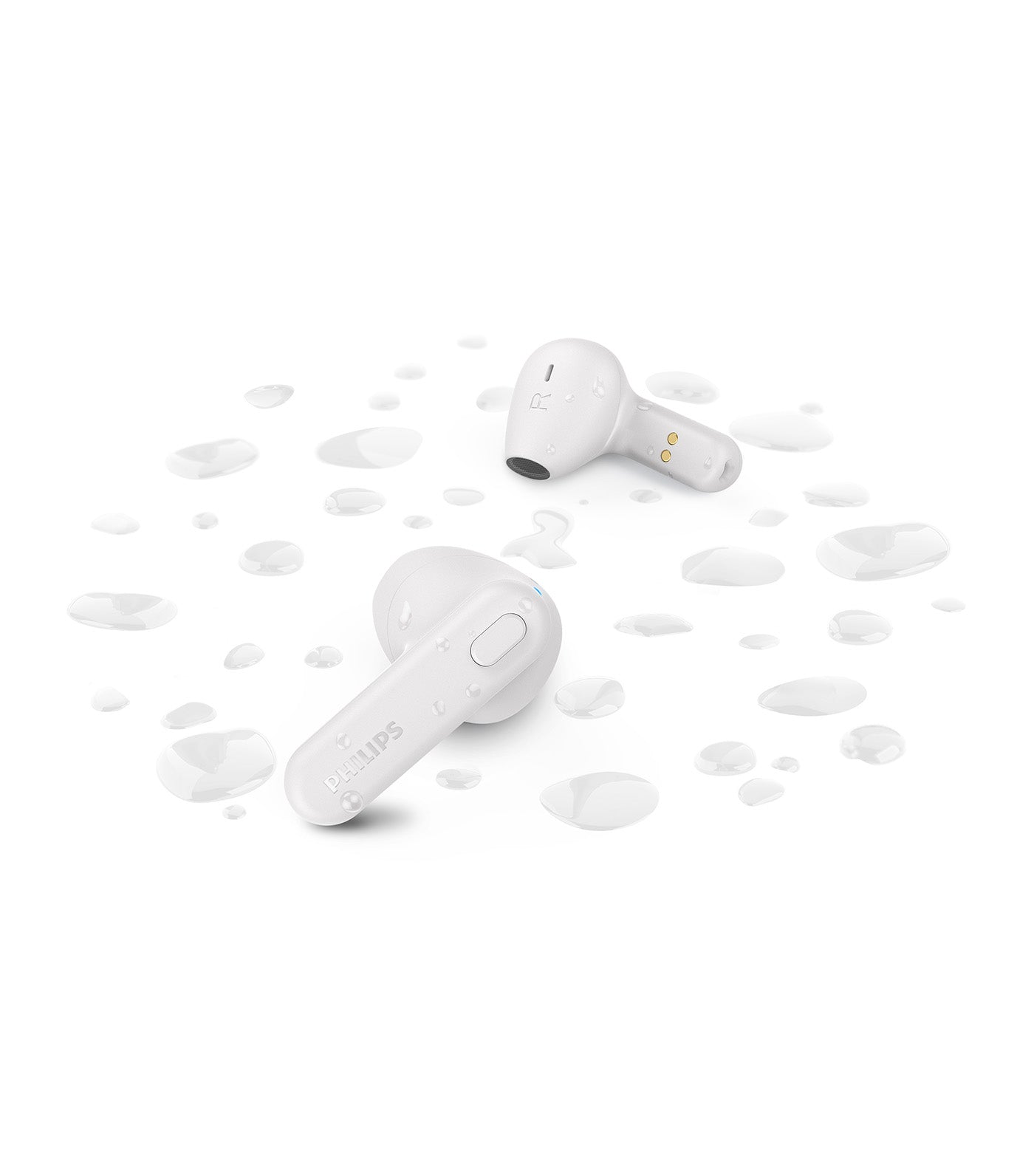 True Wireless Headphones White