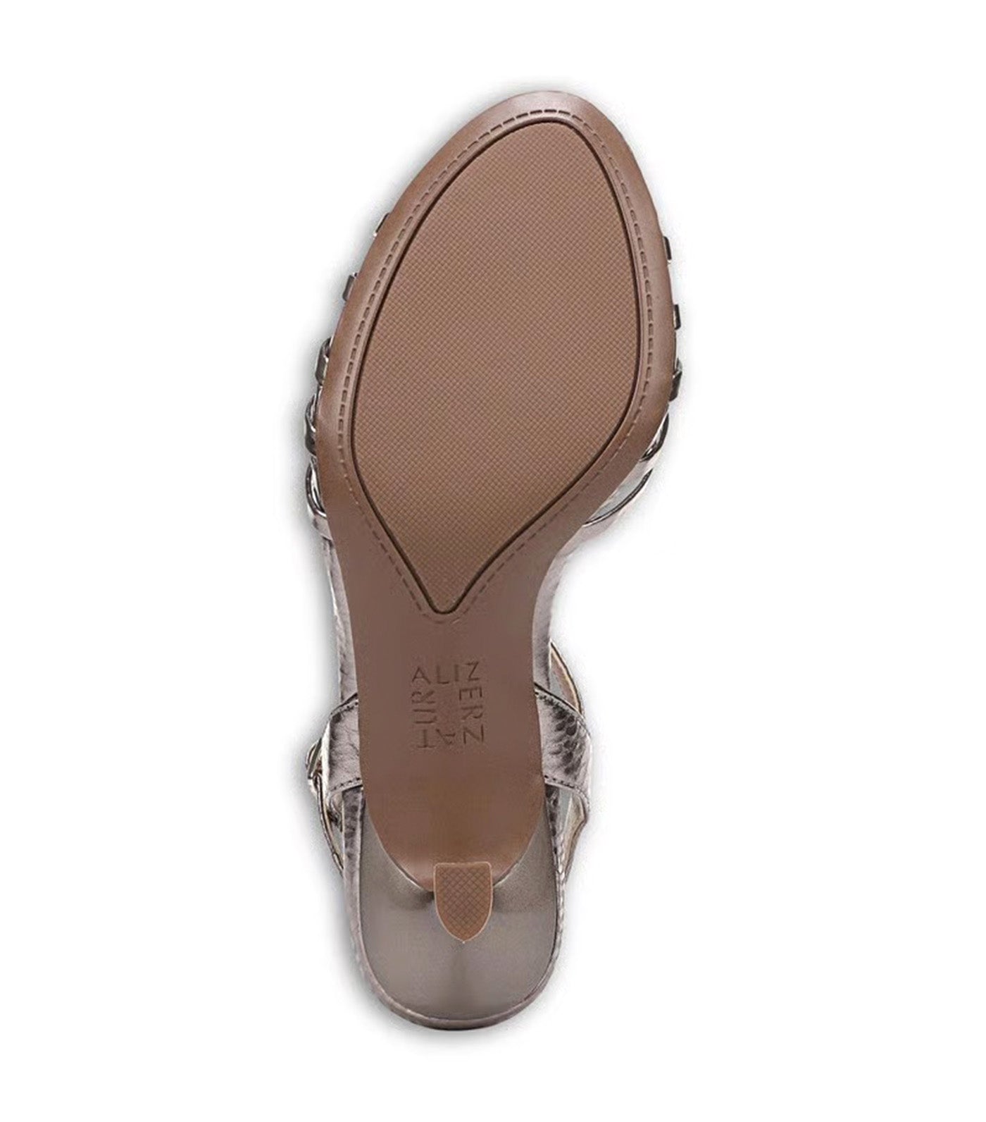 Naturalizer Tawny Dress Sandal Pewter Snake