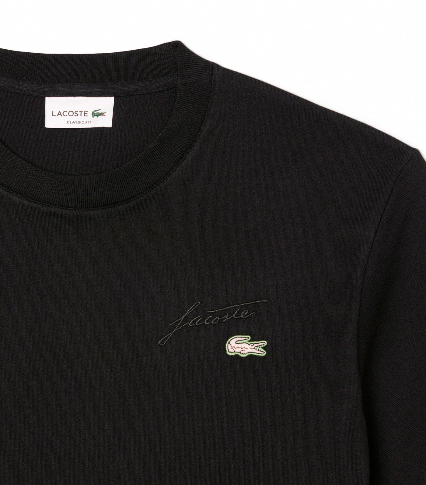 Heavy Jersey Embroidered Signature T-Shirt