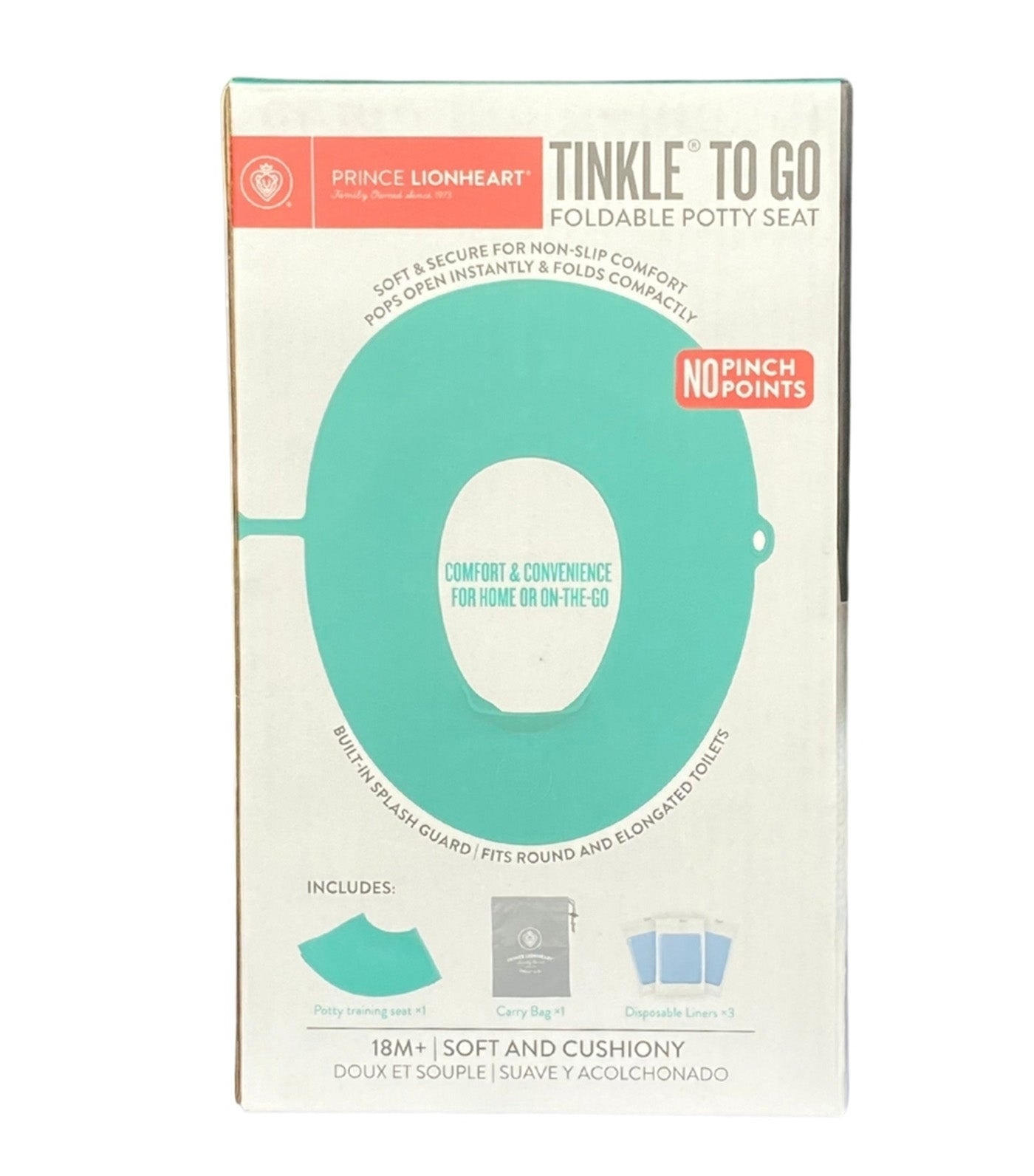 Tinkle to Go Foldable Potty Trainer Mint