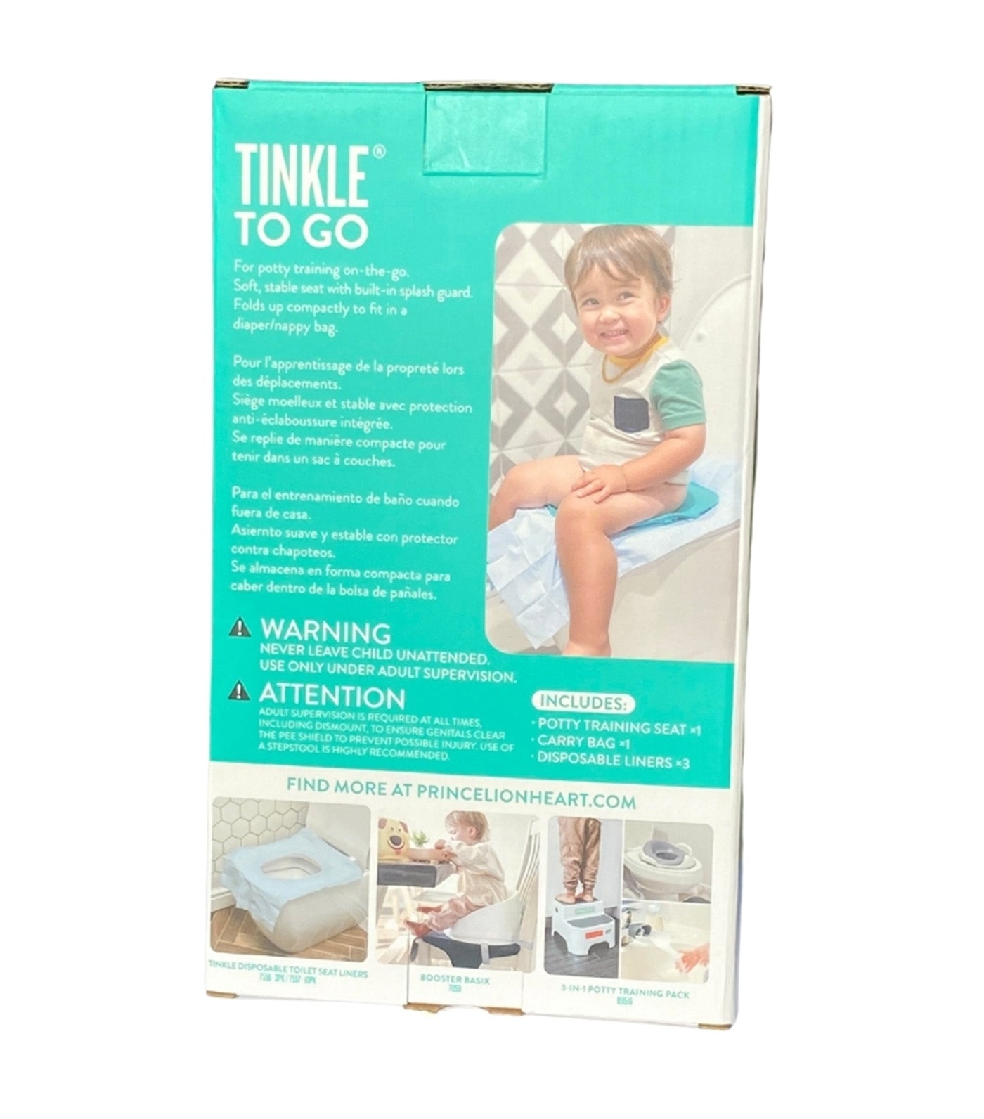 Tinkle to Go Foldable Potty Trainer Mint