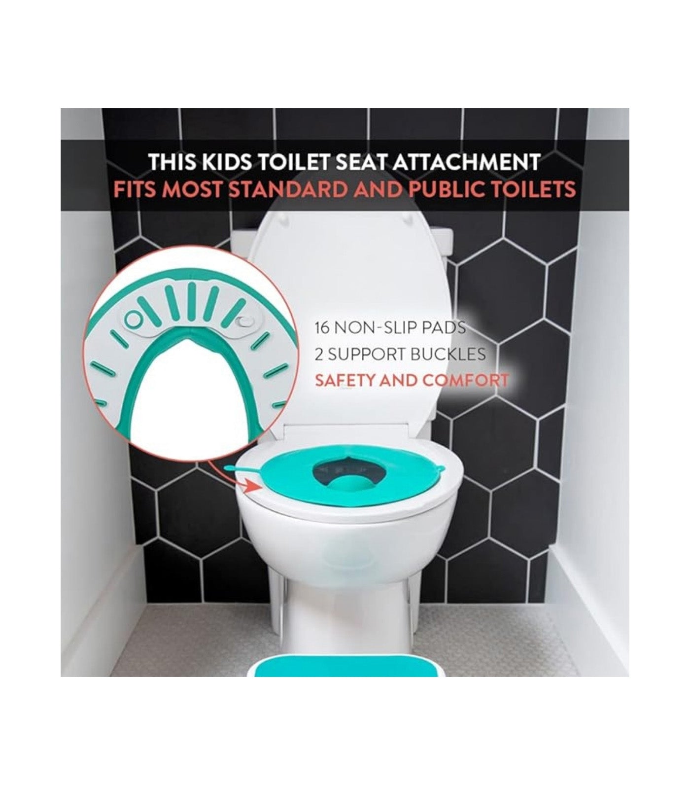 Tinkle to Go Foldable Potty Trainer Mint