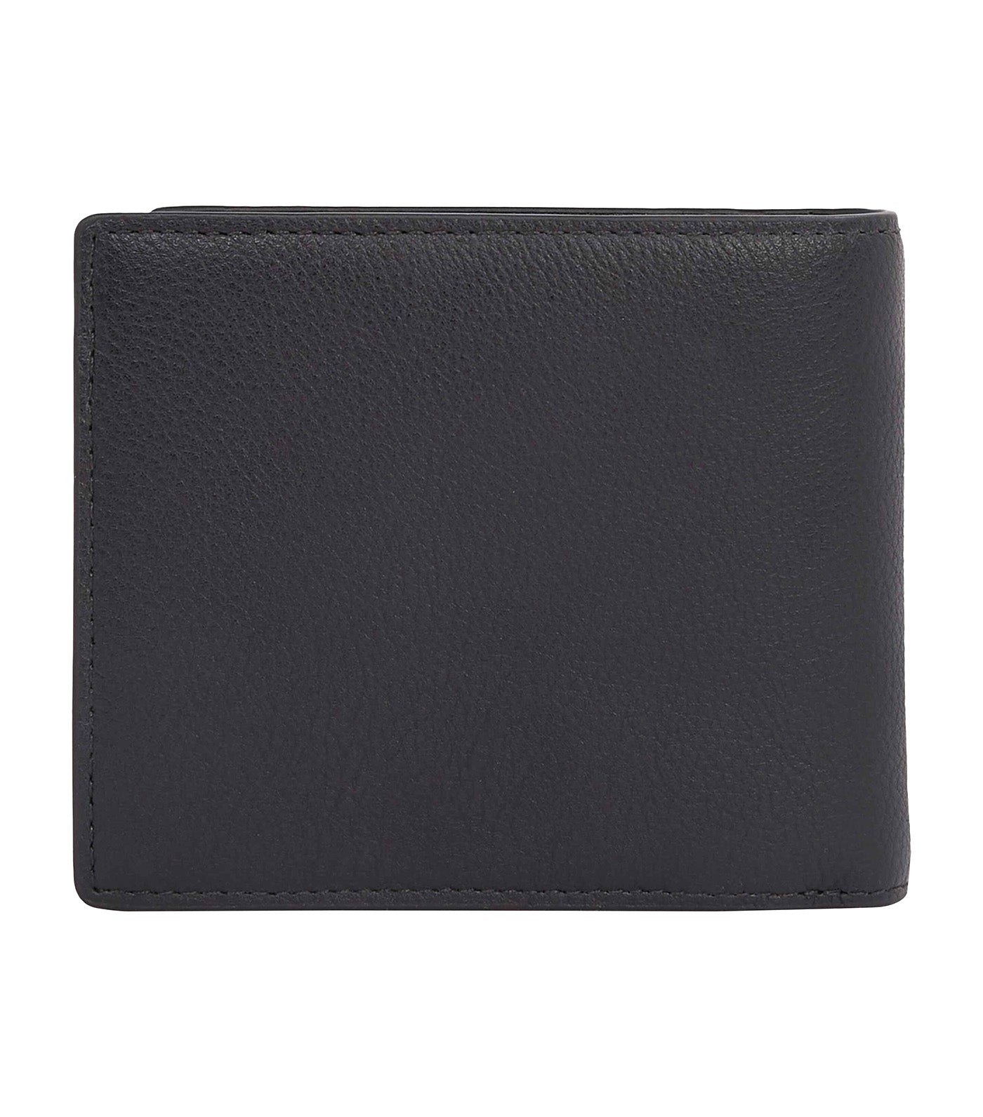 Men's Central CC Flap And Coin Wallet - Black