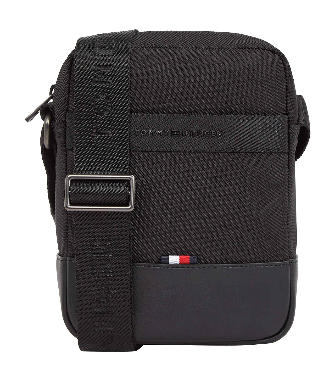 Men's Nylon Travel Mini Reporter Bag Black