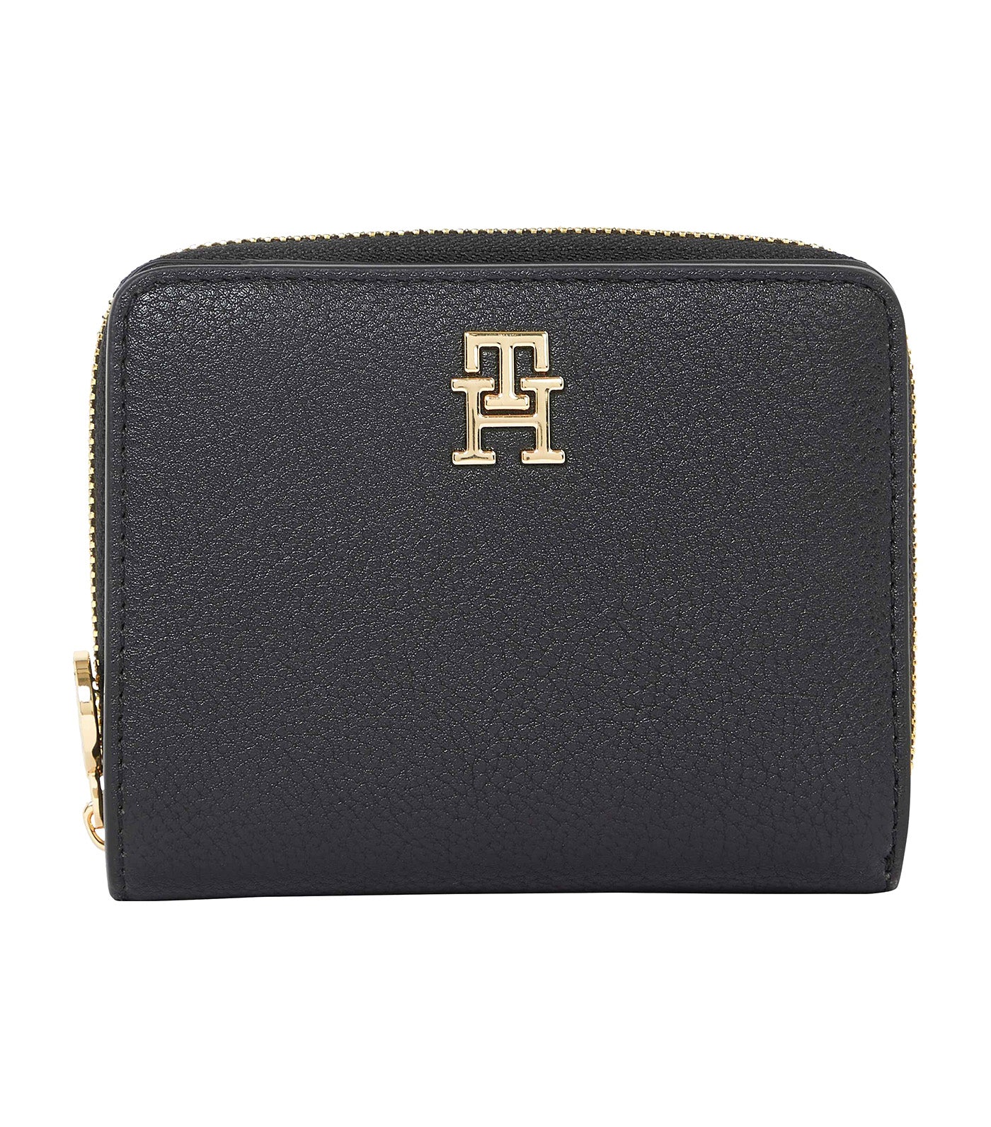 Women's Distinct Med Zip Around Wallet Black