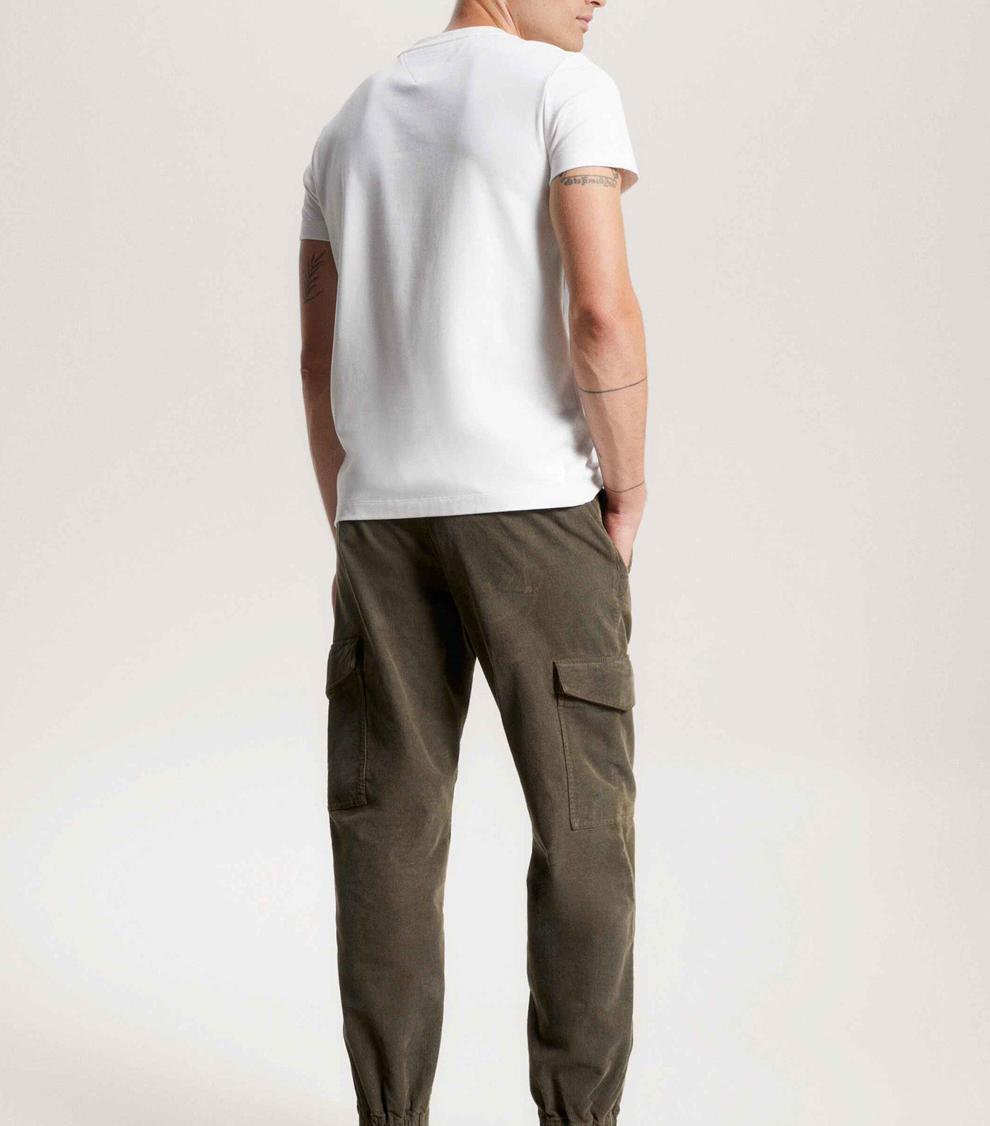 Tommy Hilfiger Men's AR Luxury Interlock Tee White