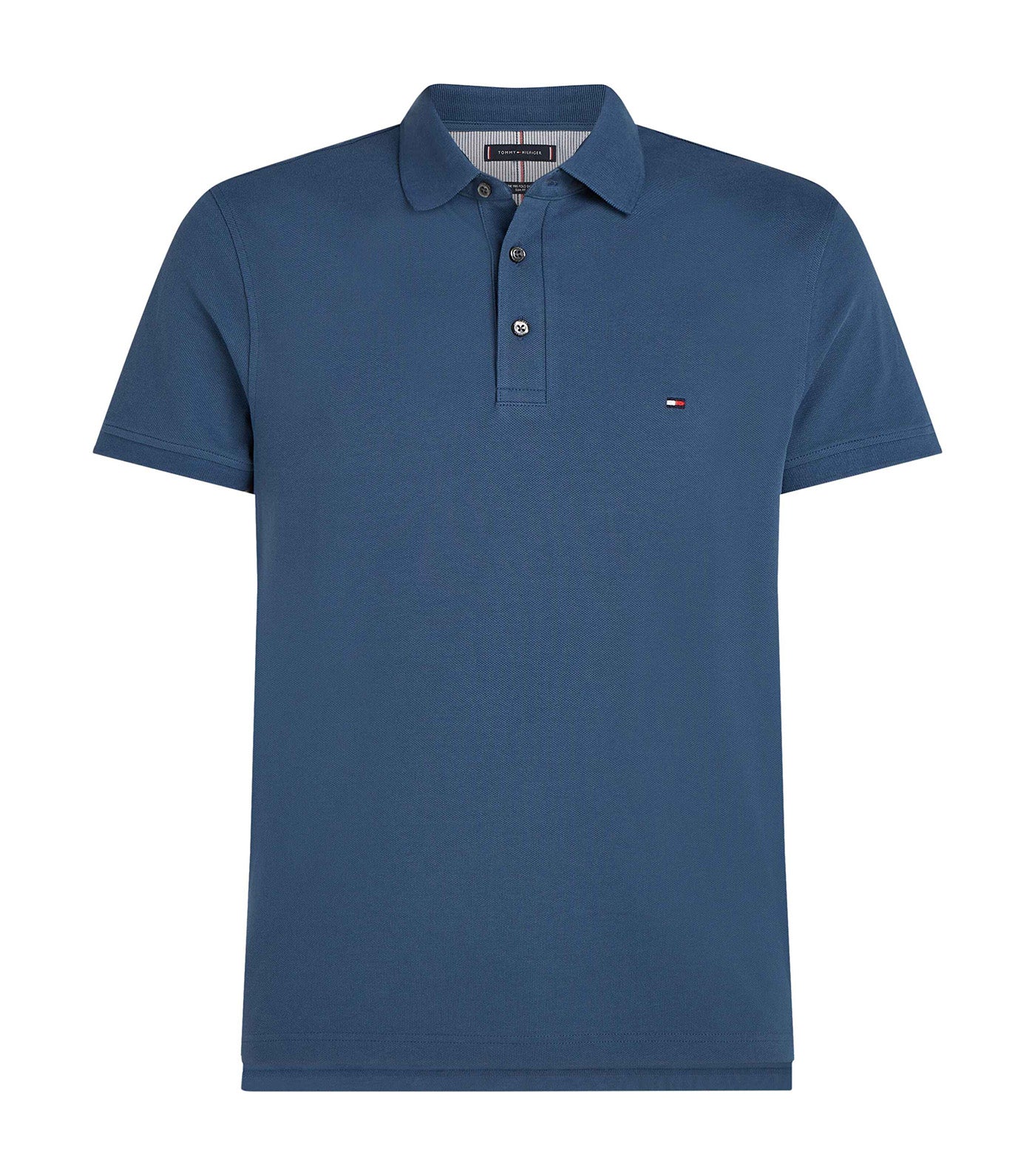 Tommy Hilfiger Men's IM 1985 Slim Polo Shirt Aegean Sea