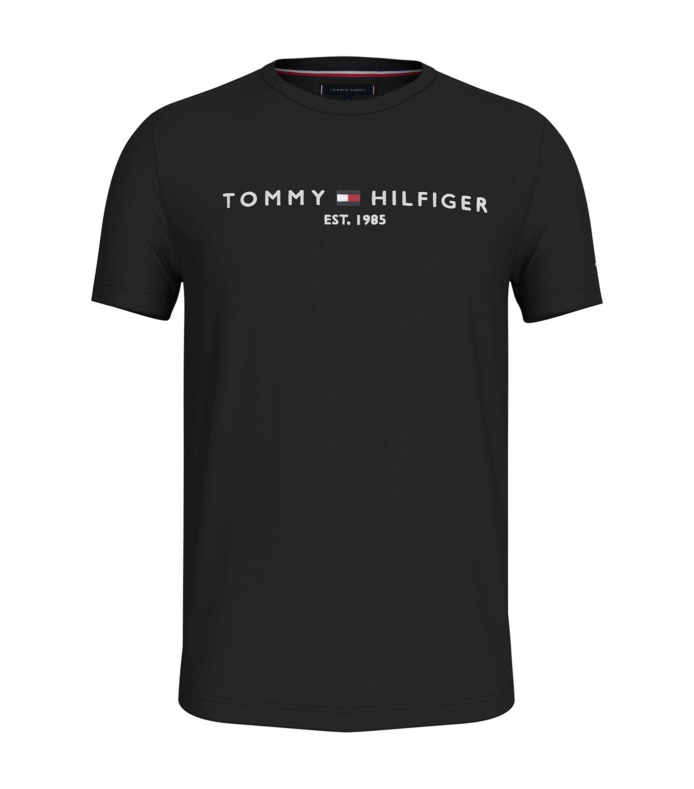 Tommy Hilfiger Men's IM Core Tommy Logo T-Shirt Black