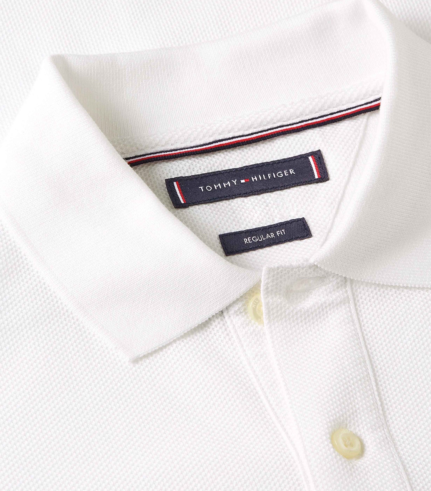 Tommy Hilfiger Men's IC Graphic Regular Polo Shirt White