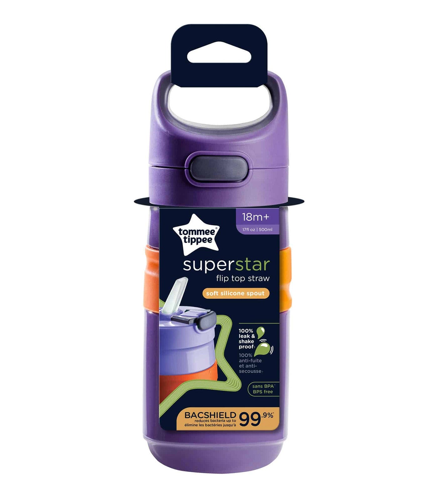 Superstar Fliptop Sportee Cup 500ML Purple