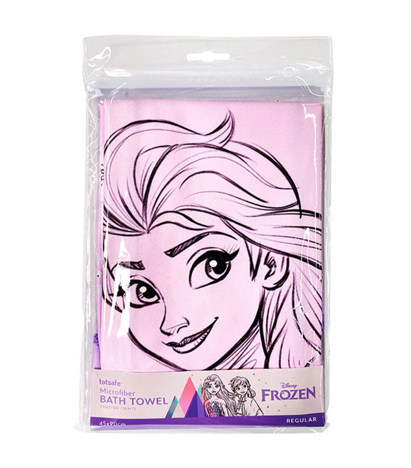 Totsafe Disney Microfiber Bath Towel Regular - Frozen Frosted Lights