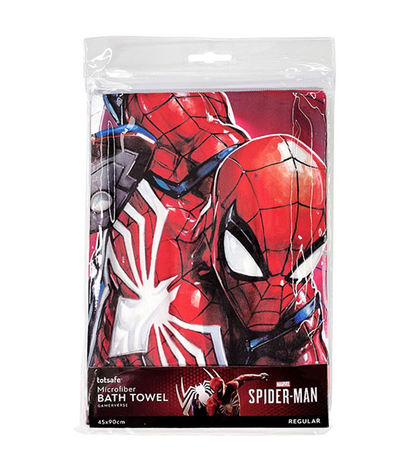 Totsafe Marvel Microfiber Bath Towel Regular - Spider-Man Gamerverse