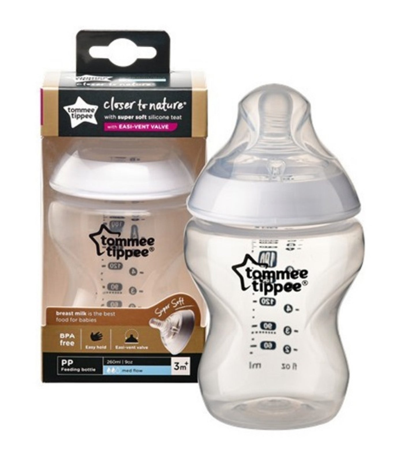 Closer to Nature PP Bottle White