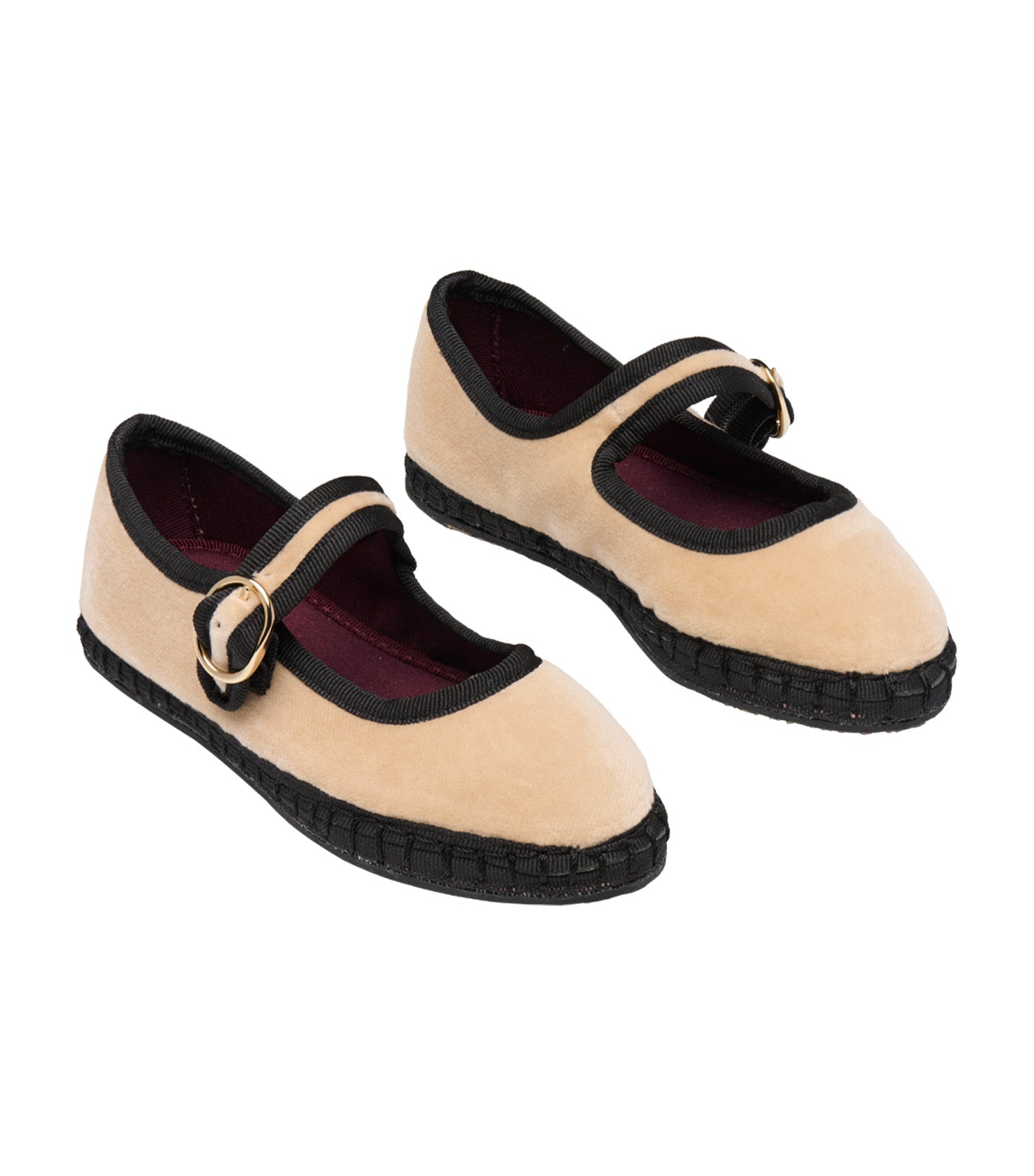 Flabelus Theodora Kids Mary Jane - Velvet Beige