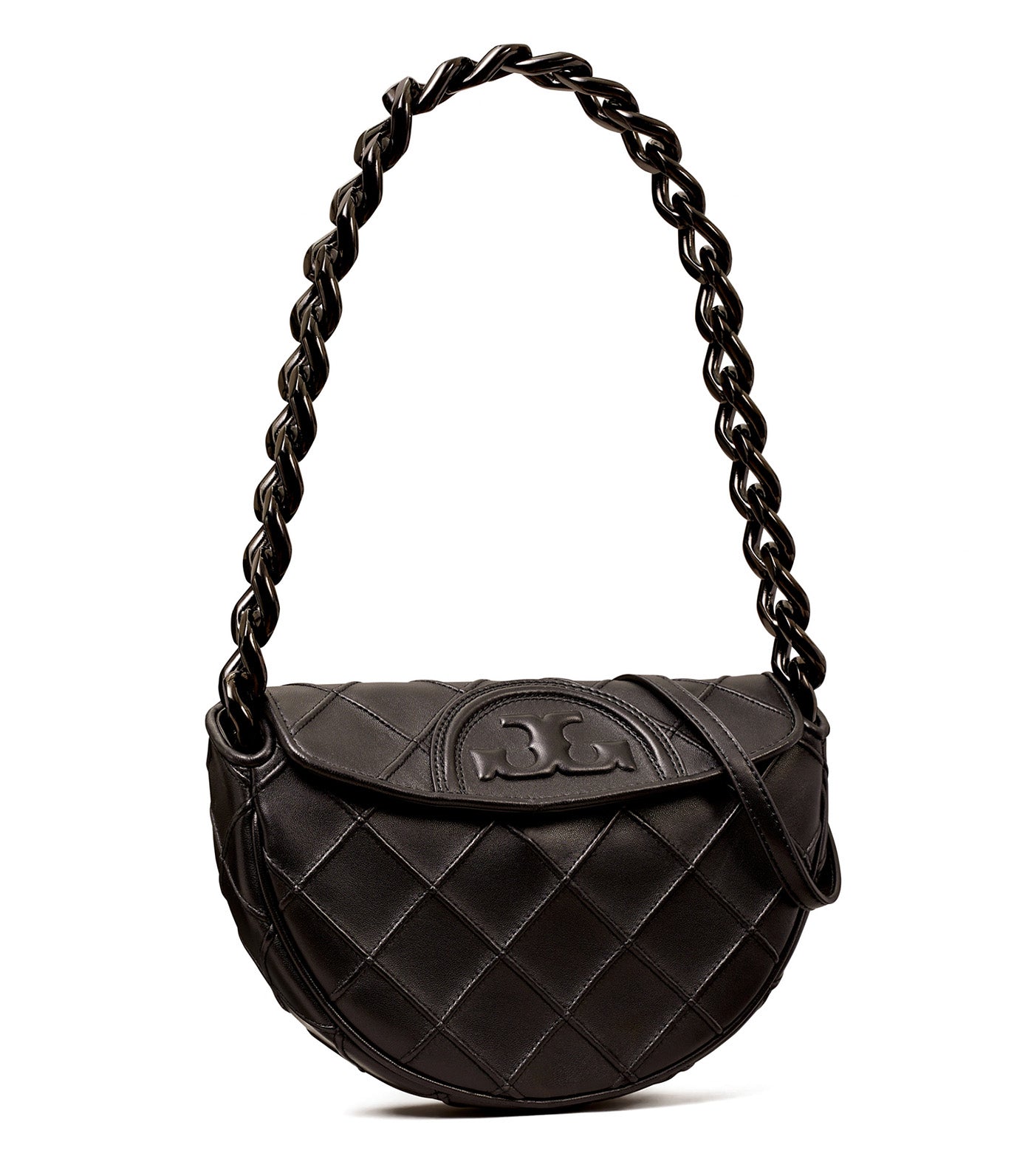 Fleming Soft Mini Crescent Bag Black