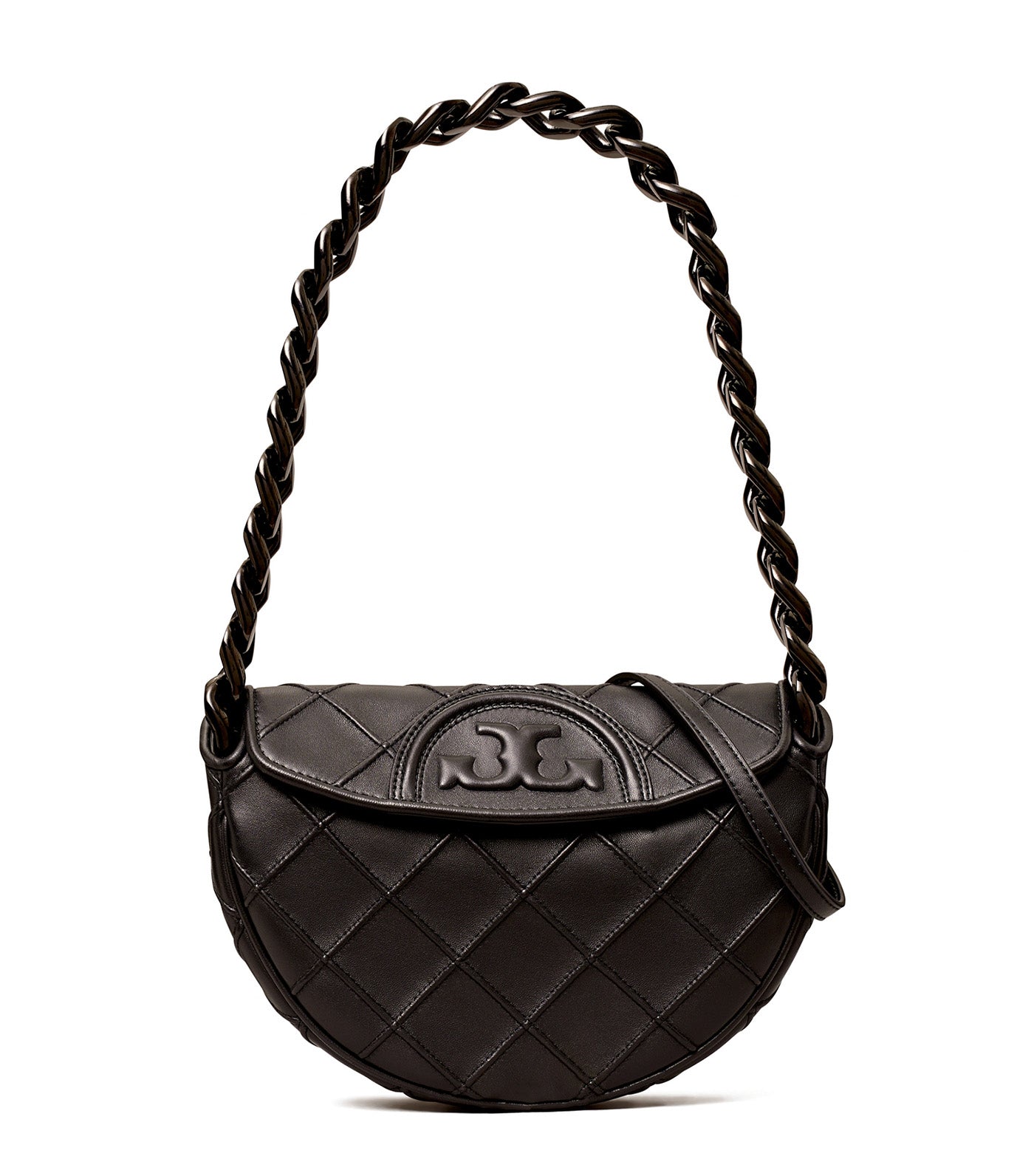 Fleming Soft Mini Crescent Bag Black