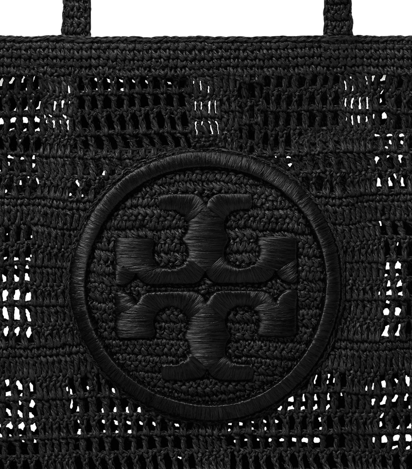 Ella Hand-Crocheted Large Tote Black